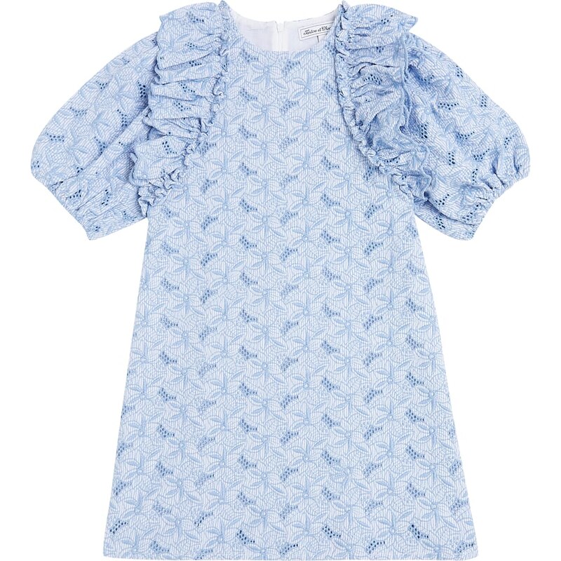 Tartine et Chocolat Embroidered cotton dress