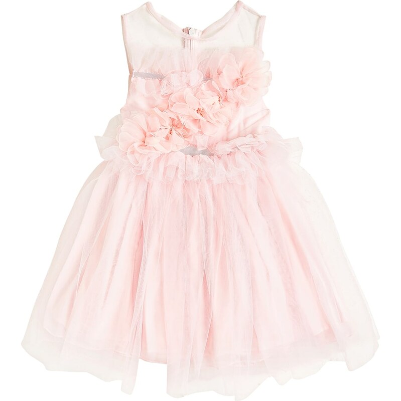 Patachou Floral-appliquÃ tulle dress
