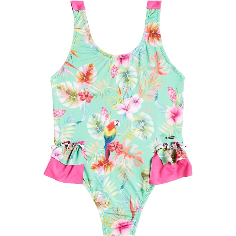 Patachou Ruffled floral swimsuit