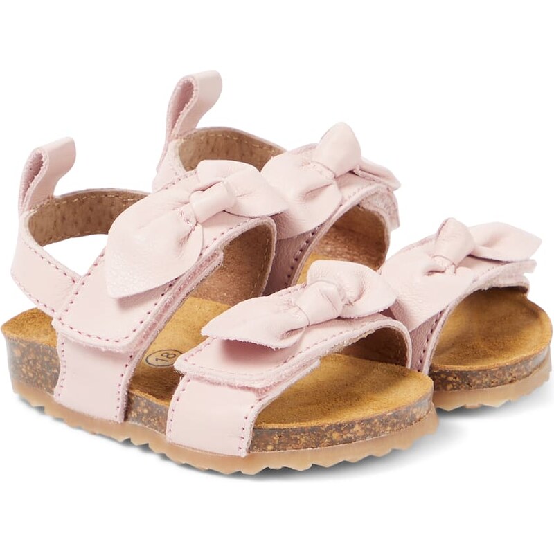 PèPè Baby bow-detail leather sandals