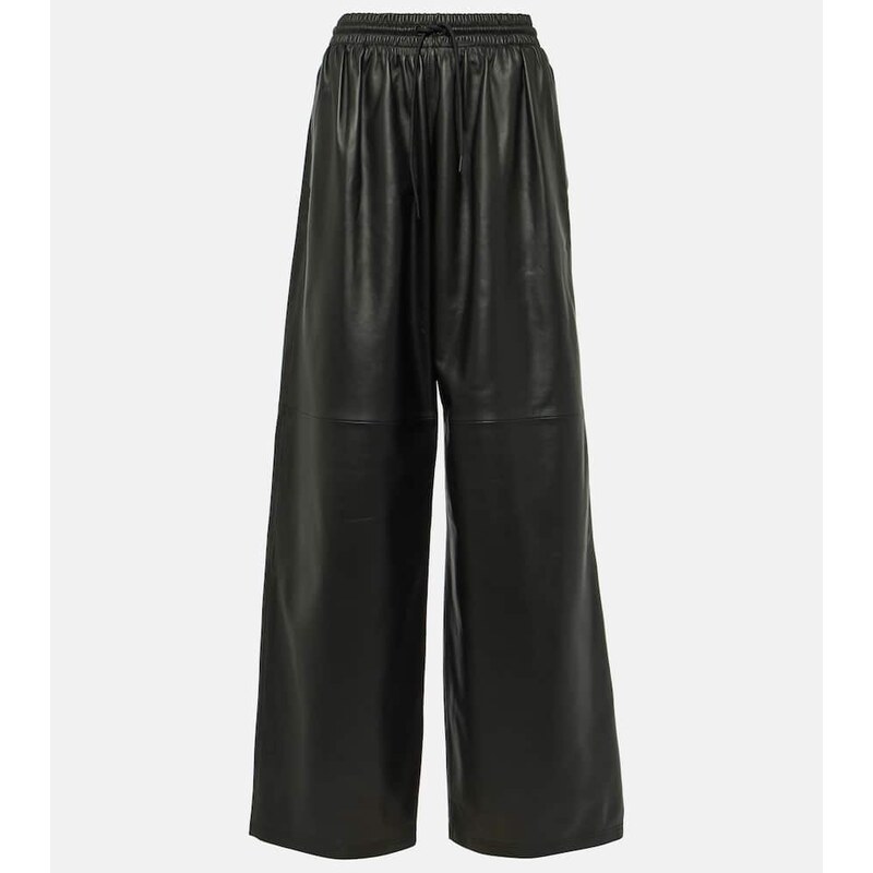Wardrobe.NYC Leather wide-leg pants