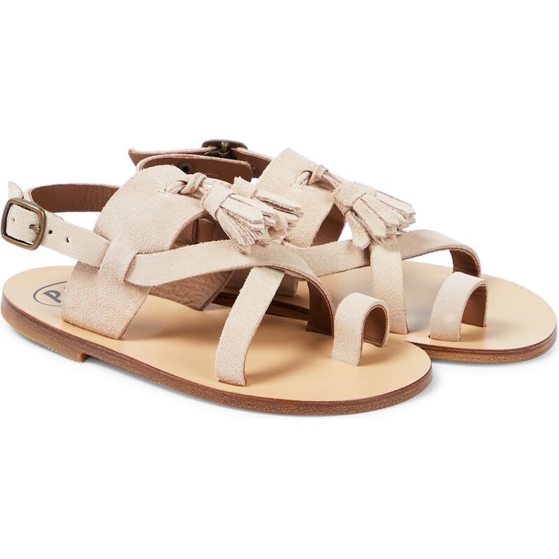 PèPè Scamosciato fringed suede sandals