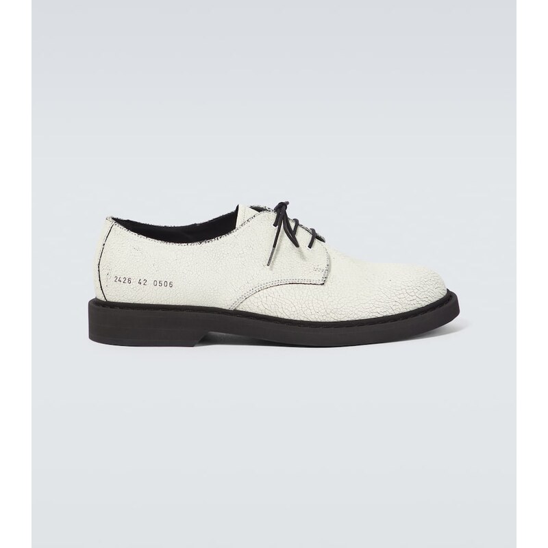 Common Projects Cracked leather Derby shoes