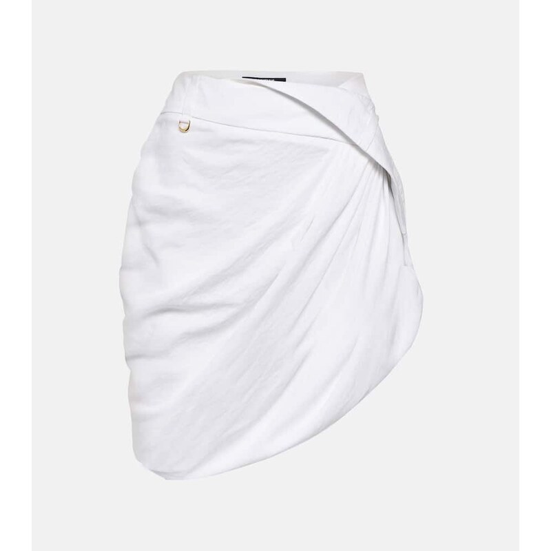 Jacquemus La Mini Jupe Saudade draped miniskirt