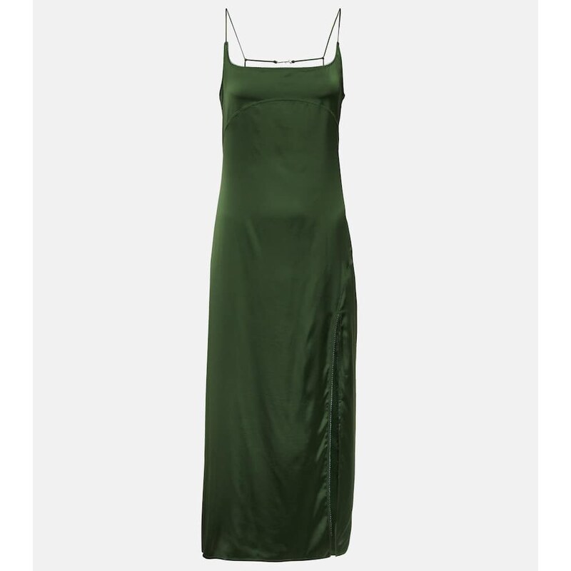Jacquemus La Robe Notte satin slip dress