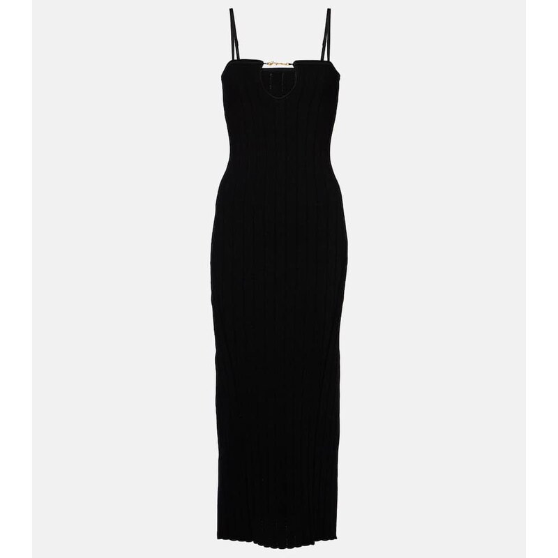 Jacquemus La Robe Sierra Bretelles midi dress