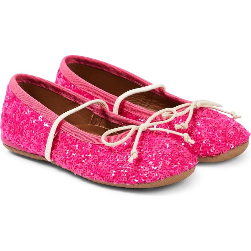 PèPè Paillettes sequined ballet flats