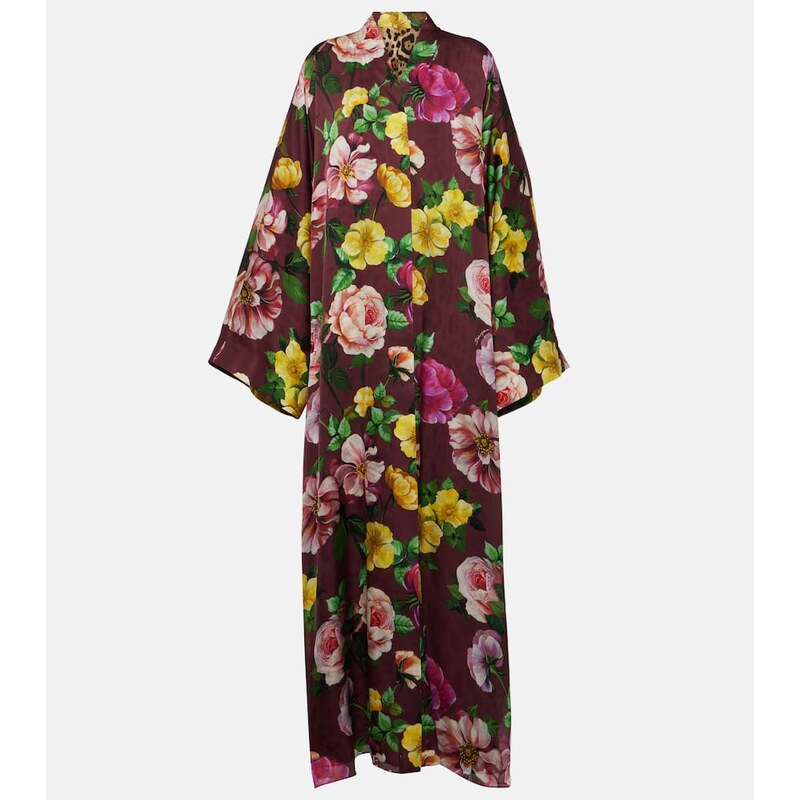 Dolce&Gabbana Printed silk maxi dress