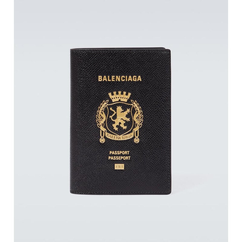 Balenciaga Logo passport holder
