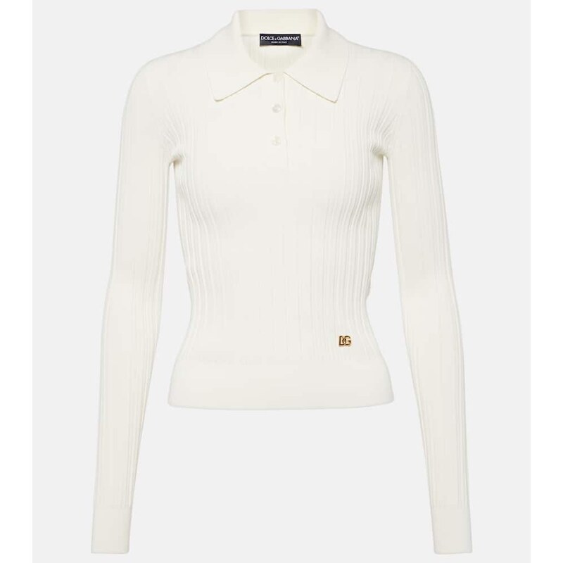 Dolce&Gabbana Long-sleeved polo shirt