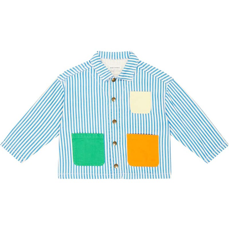Bobo Choses Striped cotton jacket
