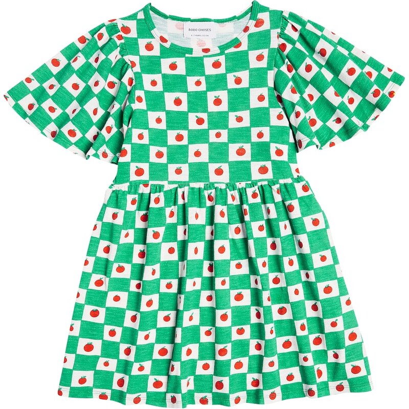 Bobo Choses Tomato ruffled cotton dress