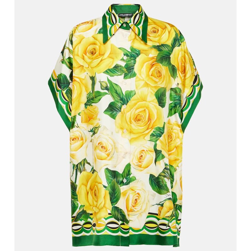 Dolce&Gabbana Floral silk blouse