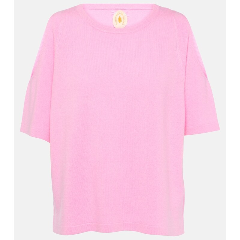 Jardin des Orangers Cutout wool and cashmere top