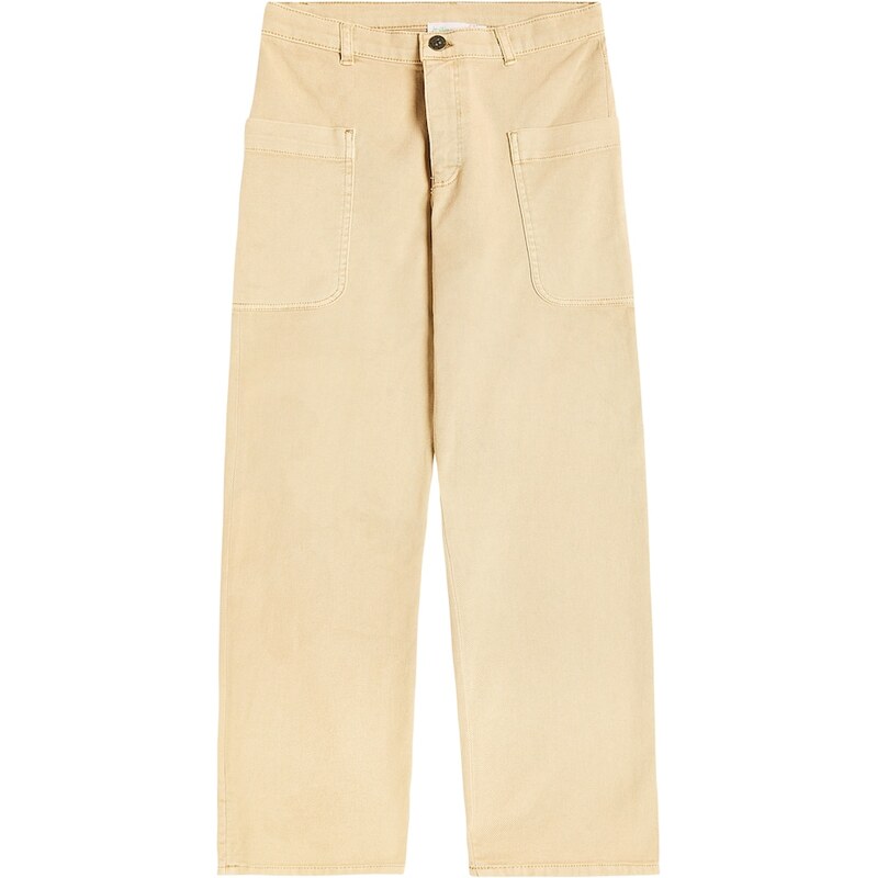 Bonpoint Looping cotton wide-leg pants