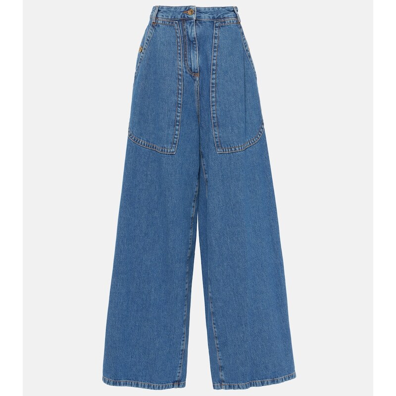 Etro High-rise wide-leg jeans