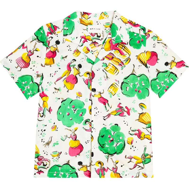 Morley Sault printed cotton shirt