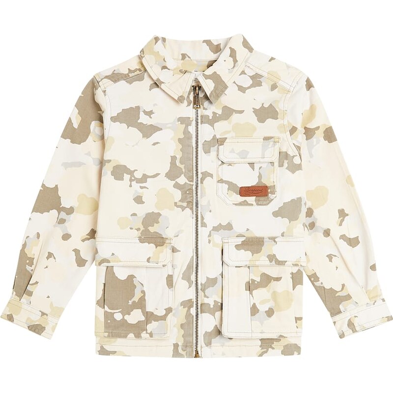 Bonpoint Flavien camouflage cotton jacket