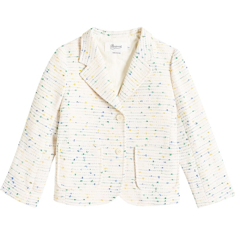 Bonpoint Tomas cotton-blend tweed jacket