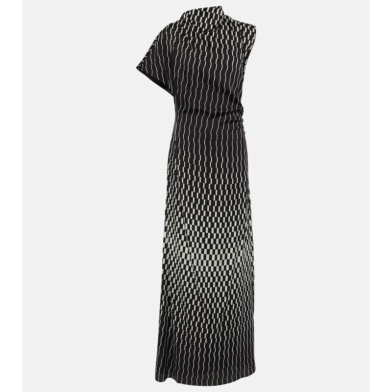 Tove June printed silk-blend maxi dress