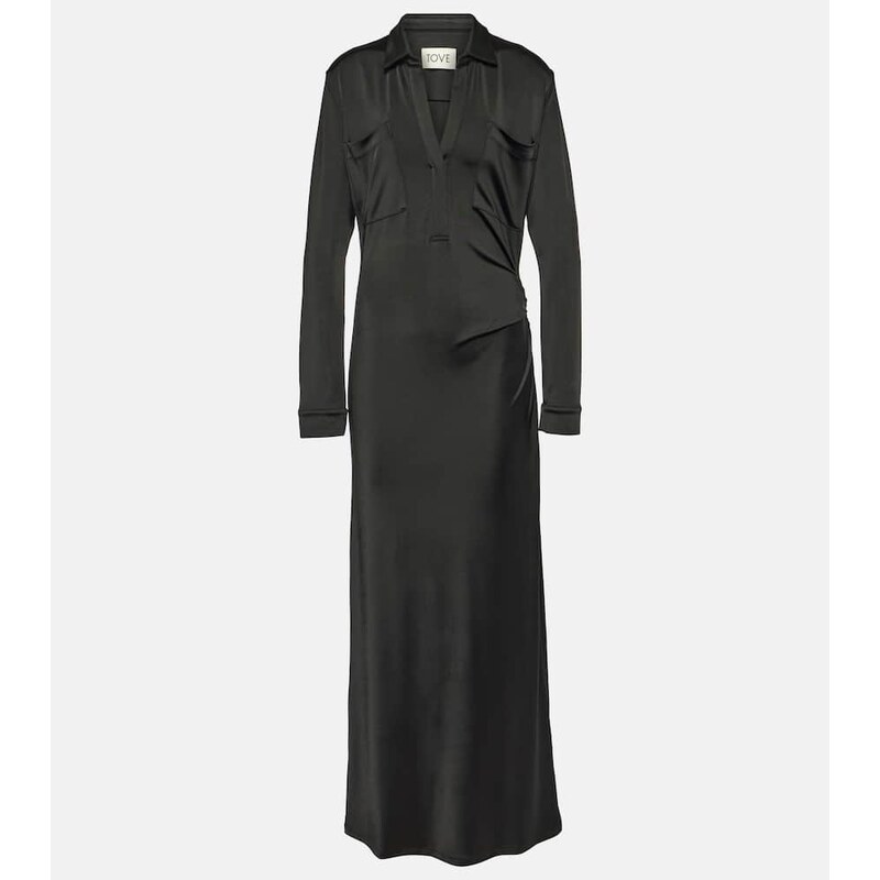 Tove Iana V-neck maxi dress