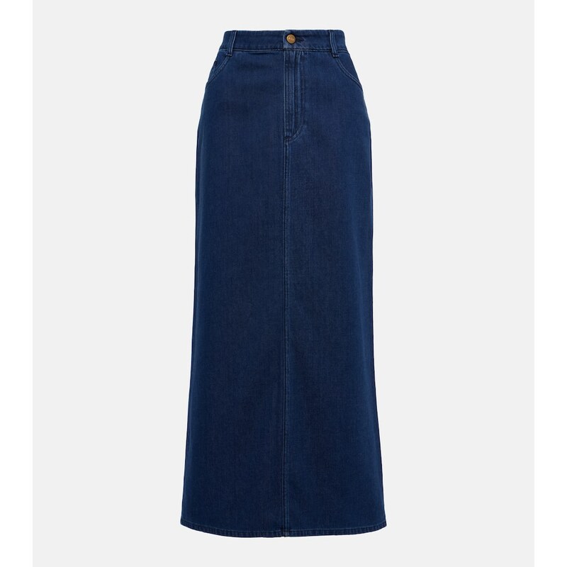 Tove Sera denim midi skirt