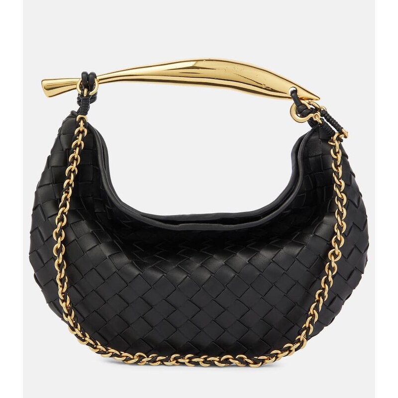 Bottega Veneta Sardine Chain Intrecciato leather shoulder bag