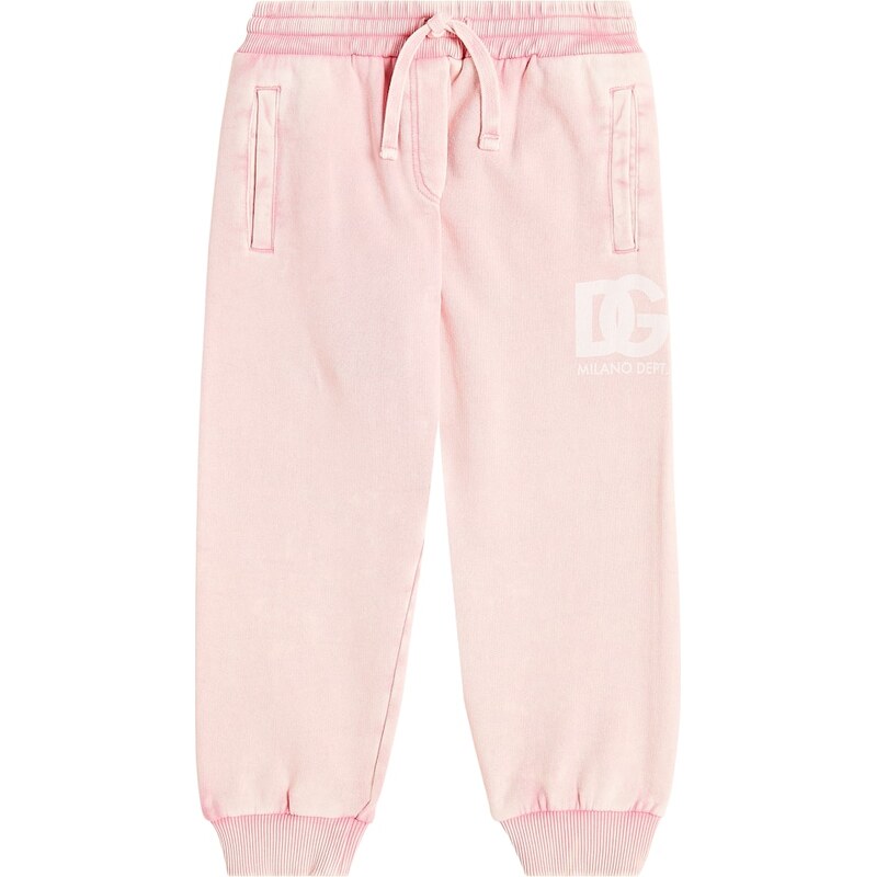 Dolce&Gabbana Kids Logo cotton jersey sweatpants