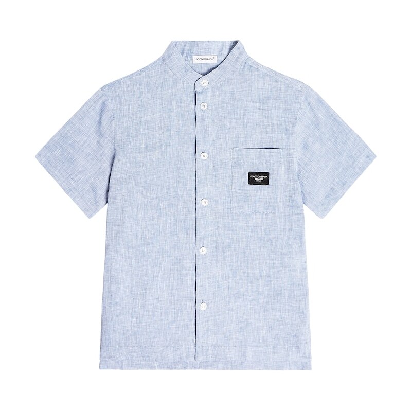 Dolce&Gabbana Kids Linen shirt