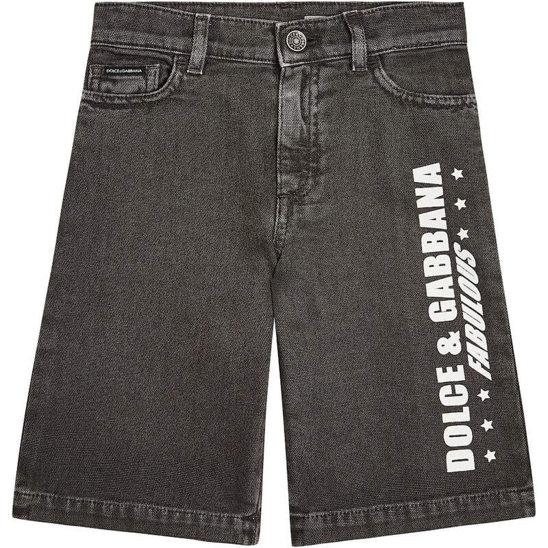 Dolce&Gabbana Kids Denim bermuda shorts