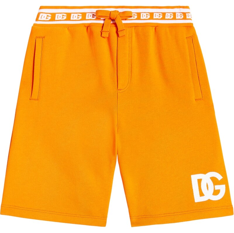 Dolce&Gabbana Kids Logo cotton jersey shorts