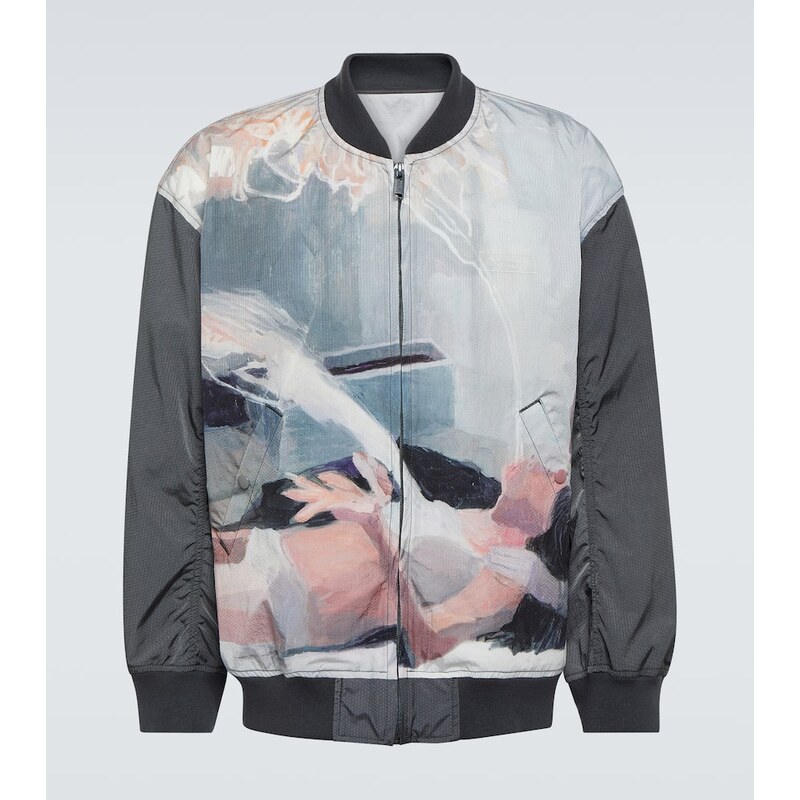 Undercover x Helen Verhoeven printed bomber jacket