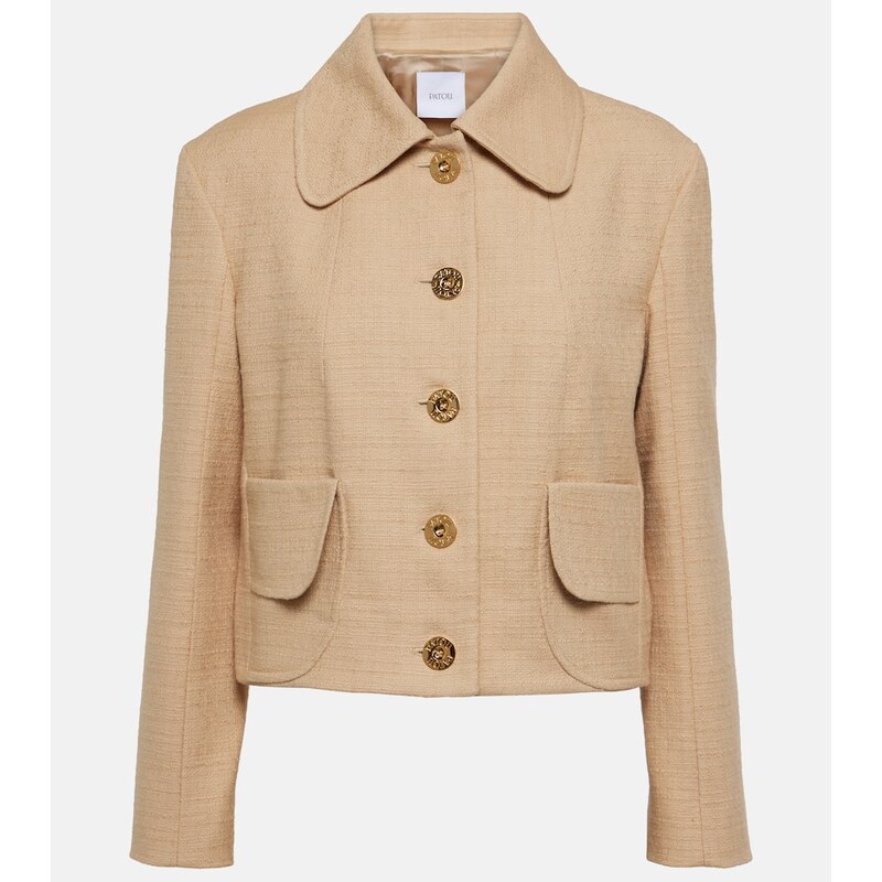 Patou Cotton-blend tweed jacket