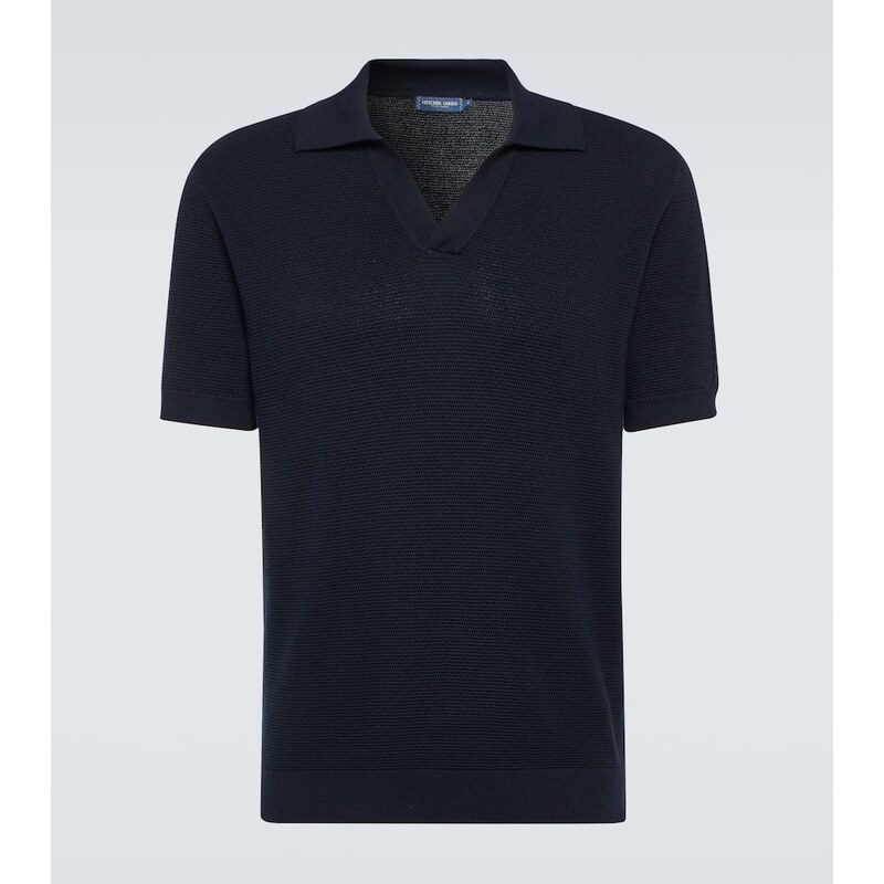 Frescobol Carioca Rino cotton and silk polo shirt