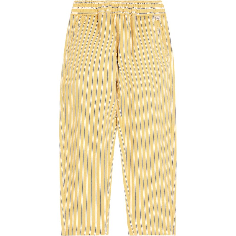 Il Gufo Striped cotton twill pants