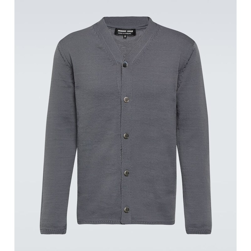 Comme des Garçons Homme Deux V-neck jersey cardigan
