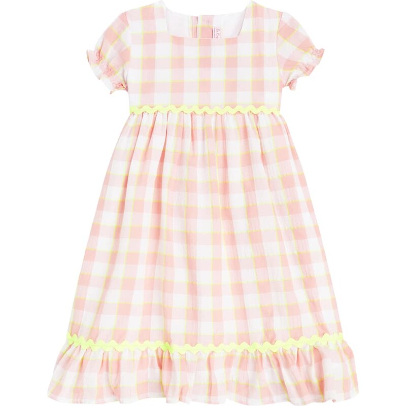 La Coqueta Gabrielle checked cotton dress