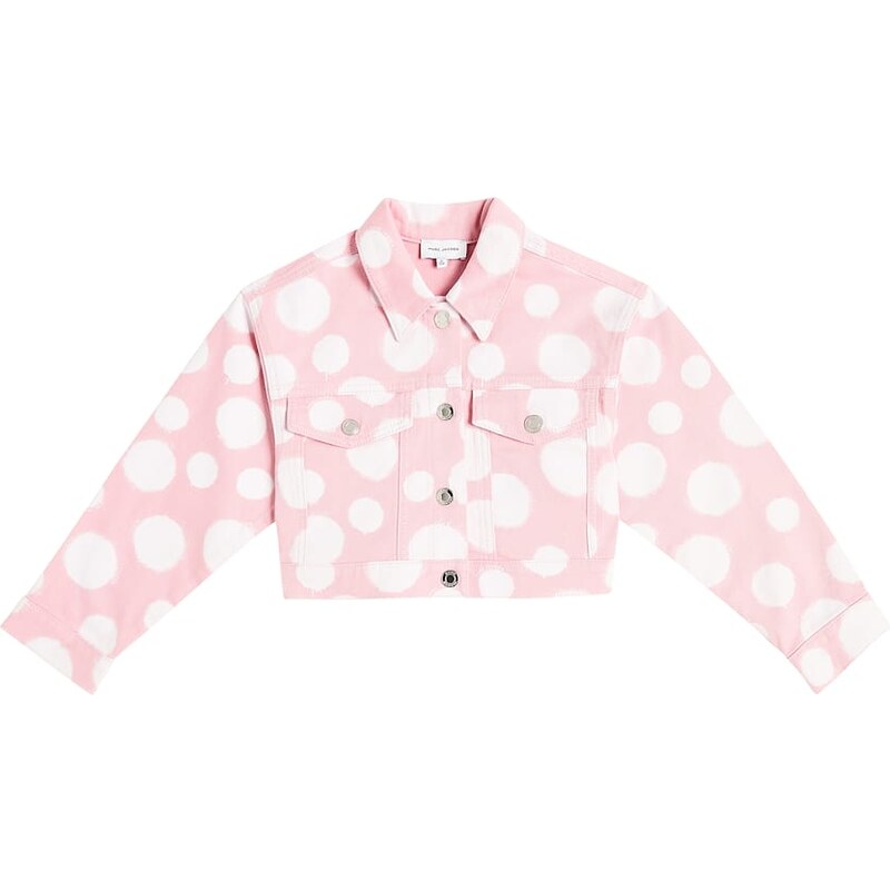 Marc Jacobs Kids Polka-dot denim jacket
