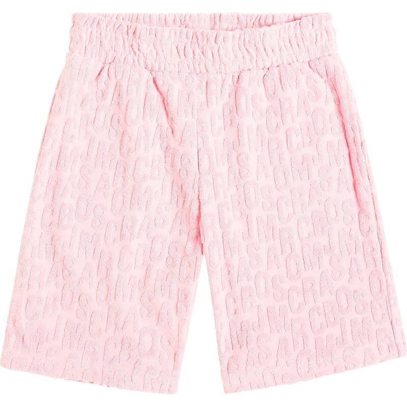 Marc Jacobs Kids Monogram jacquard cotton-blend terry shorts
