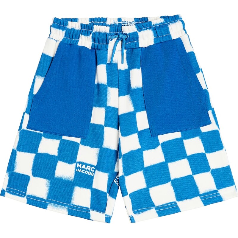 Marc Jacobs Kids Checked cotton Bermuda shorts