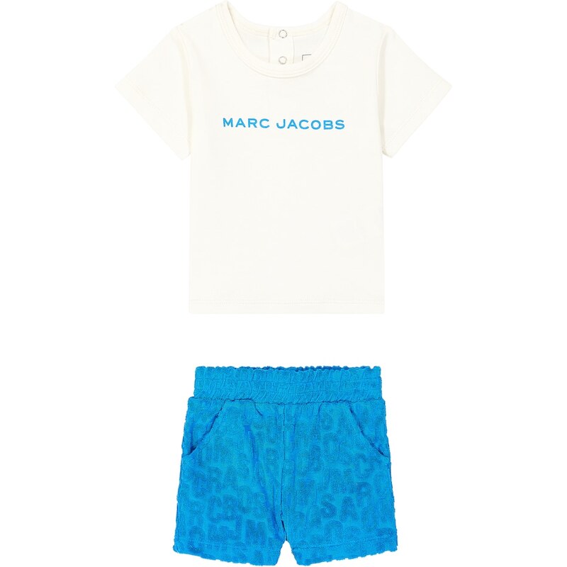Marc Jacobs Kids Baby logo T-shirt and shorts set