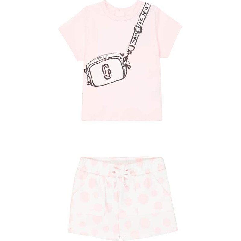 Marc Jacobs Kids Baby printed cotton T-shirt and shorts set