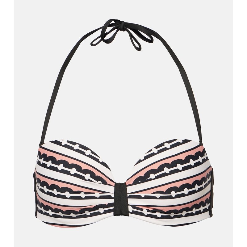Max Mara Alaska printed bikini top