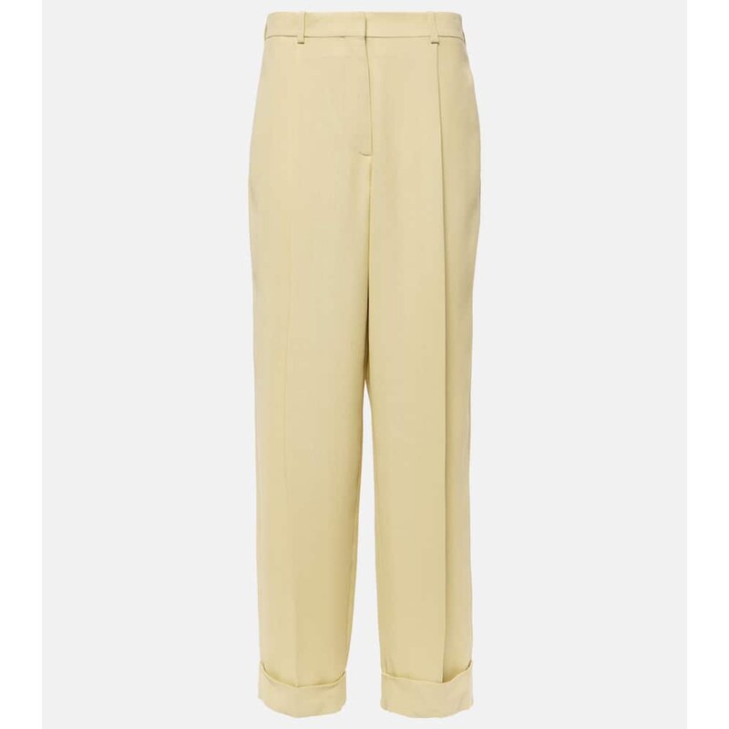 The Row Tor crÃªpe wide-leg pants