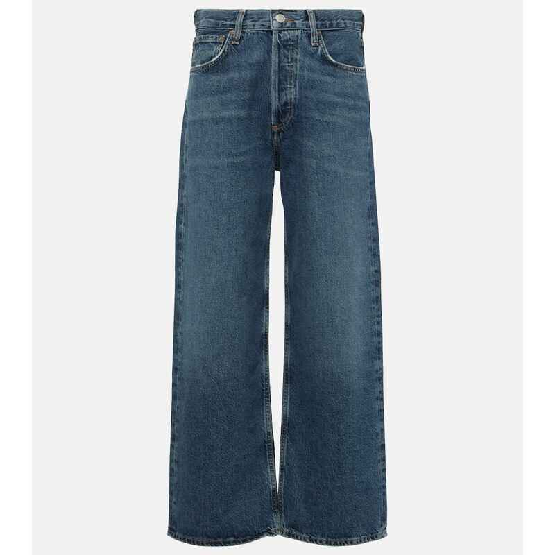 Agolde Ren high-rise cropped straight jeans