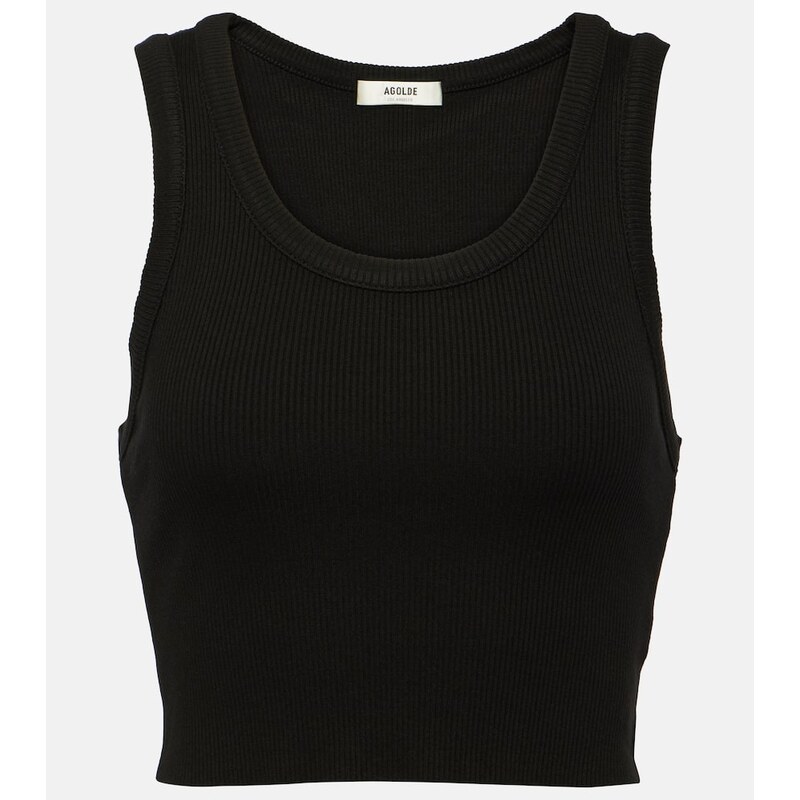 Agolde Ribbed-knit crop top