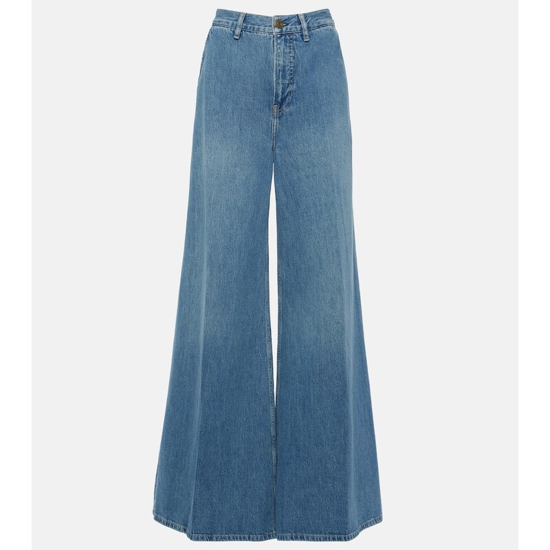Frame Extra Wide Leg high-rise jeans