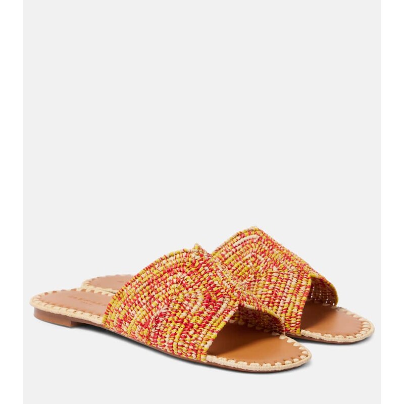 Clergerie Ineni raffia slides