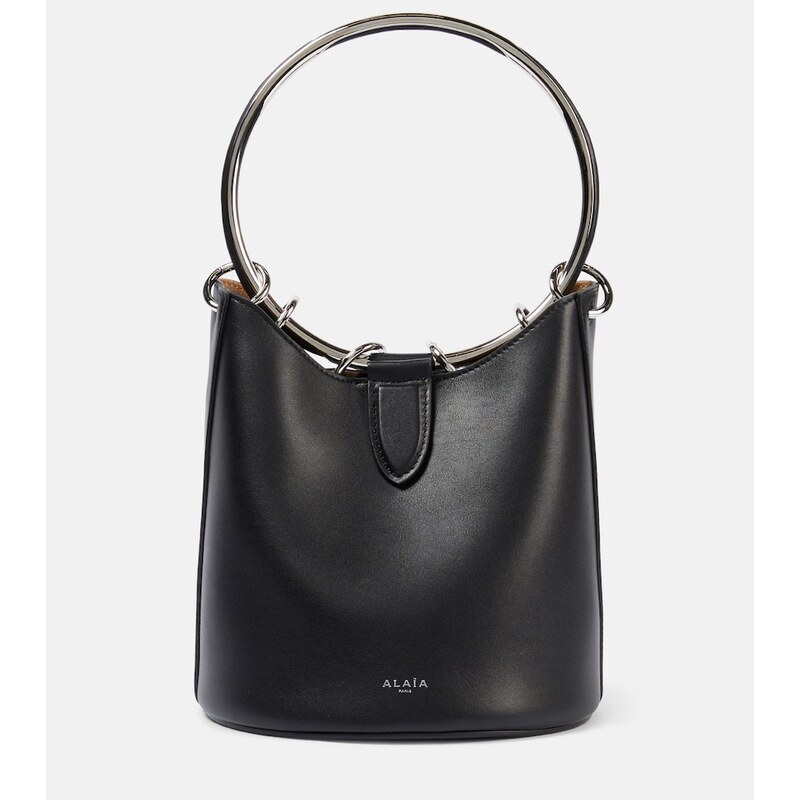 Alaia AlaÃ¯a Ring Medium leather bucket bag