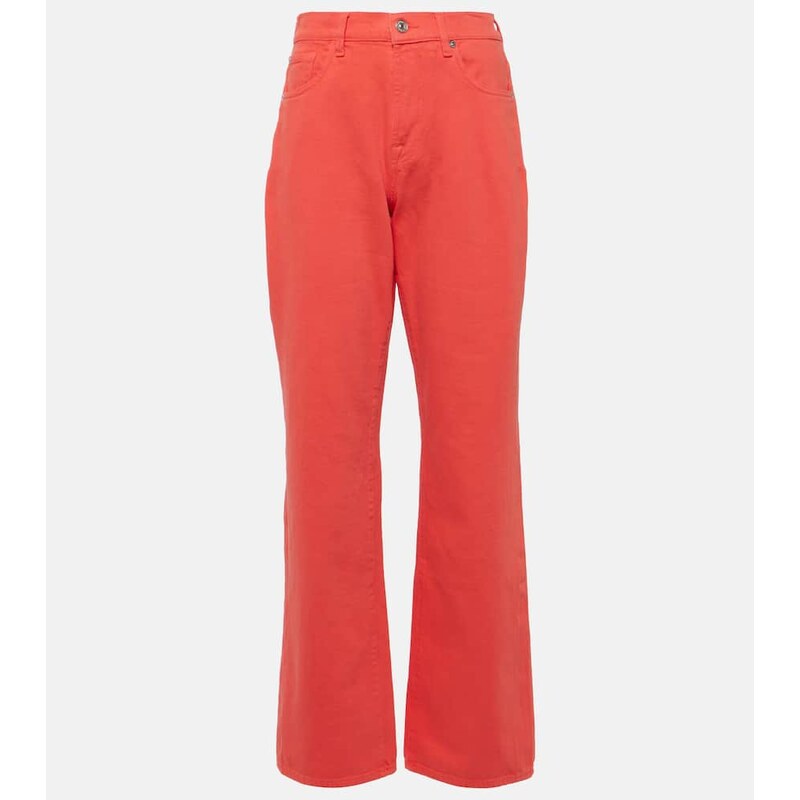 7 For All Mankind Tess high-rise straight jeans